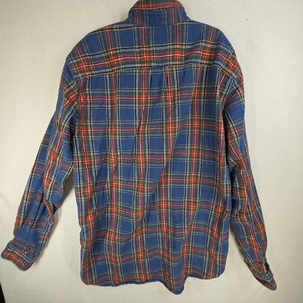 Vtg LL Bean Mens Shirt Sz XXXL Red Plaid Gorpcore Long Sleeve Gorpcore Collared - Picture 12 of 16